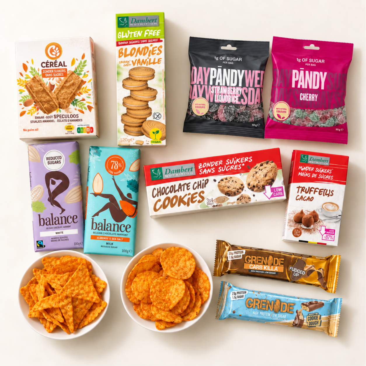 Snackbox XL: alle twaalf snacks